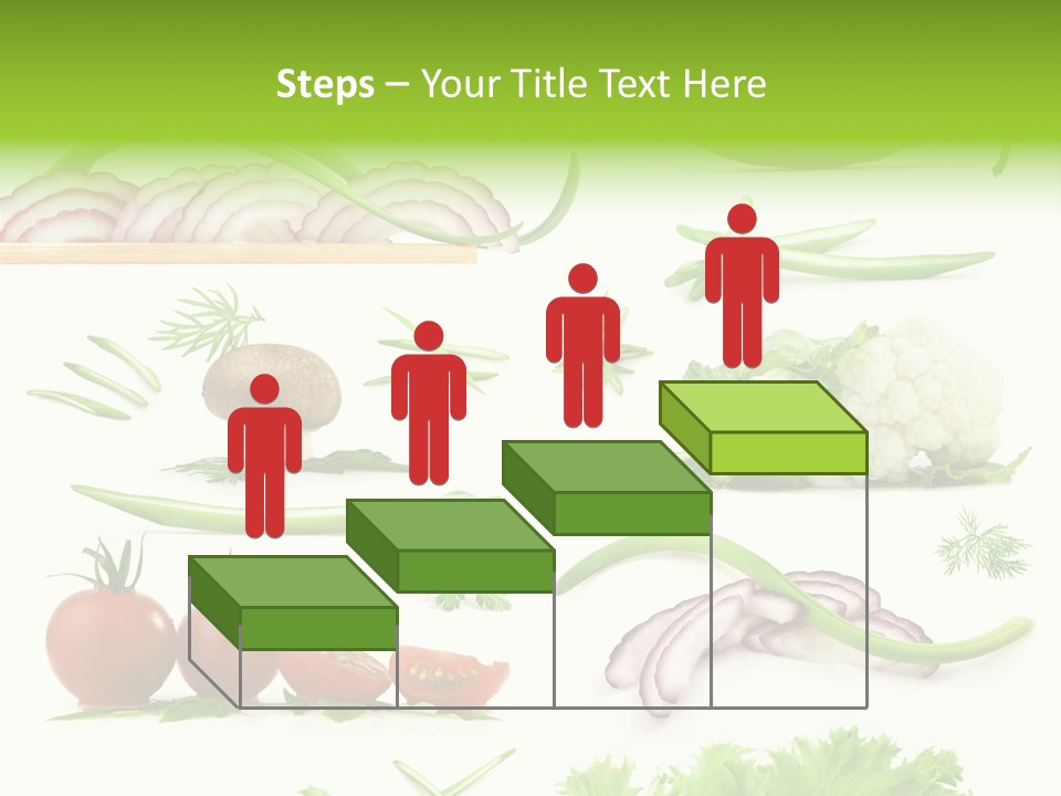 Circles Sliced Green PowerPoint Template