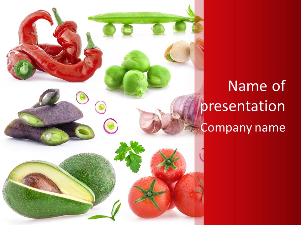 Tasty Tomato Fungus PowerPoint Template