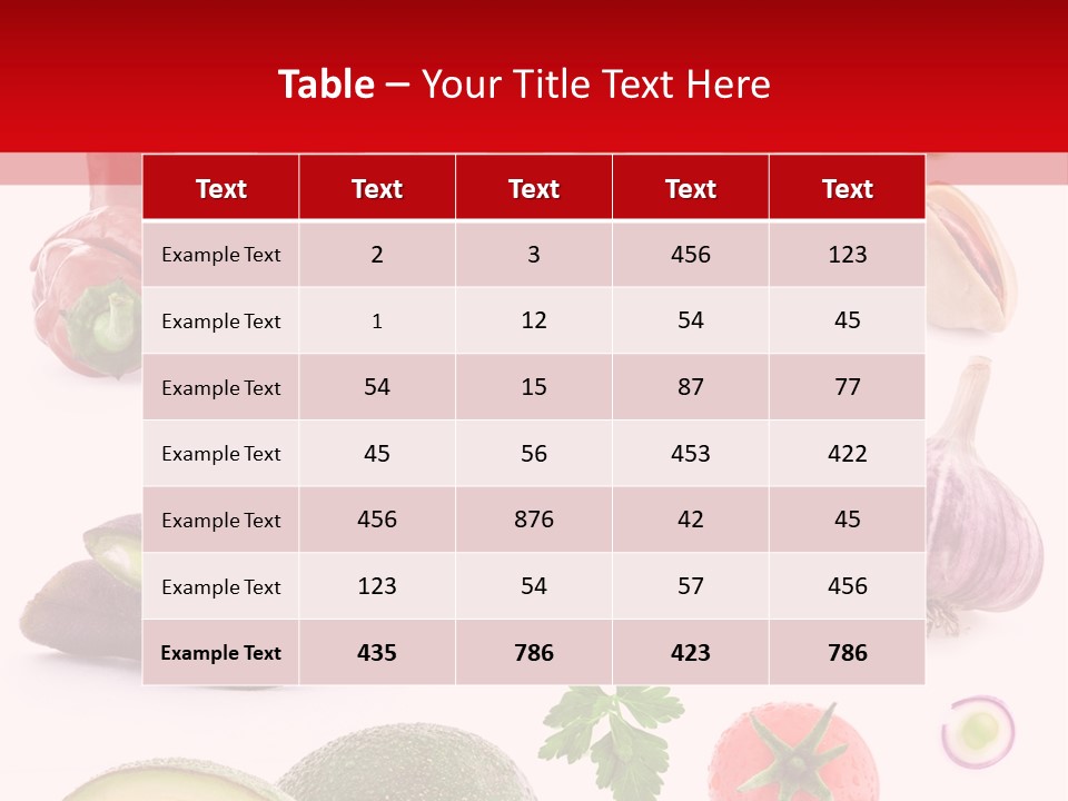 Tasty Tomato Fungus PowerPoint Template