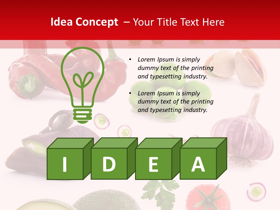 Tasty Tomato Fungus PowerPoint Template