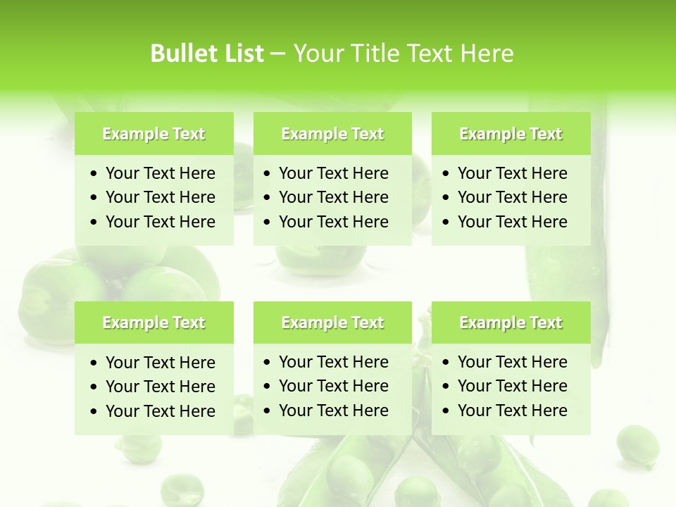 Row Organic Nutrition PowerPoint Template