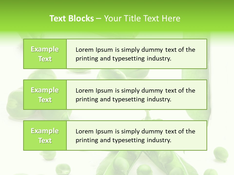 Row Organic Nutrition PowerPoint Template