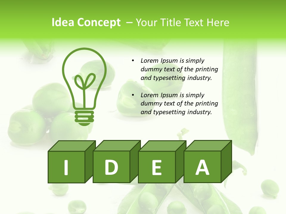 Row Organic Nutrition PowerPoint Template