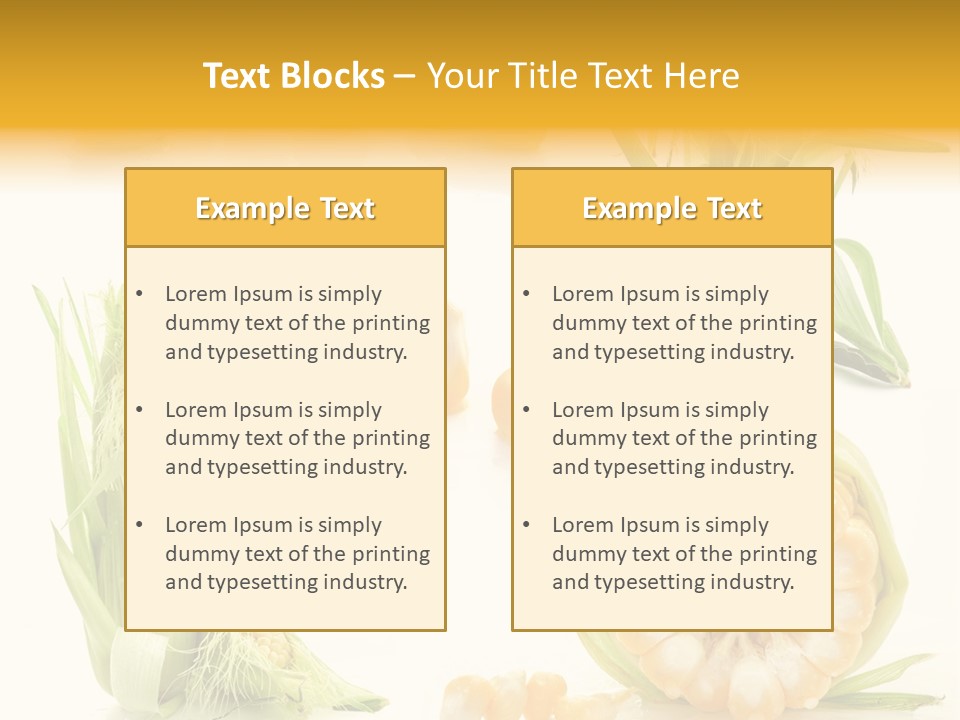 Natural Green Produce PowerPoint Template