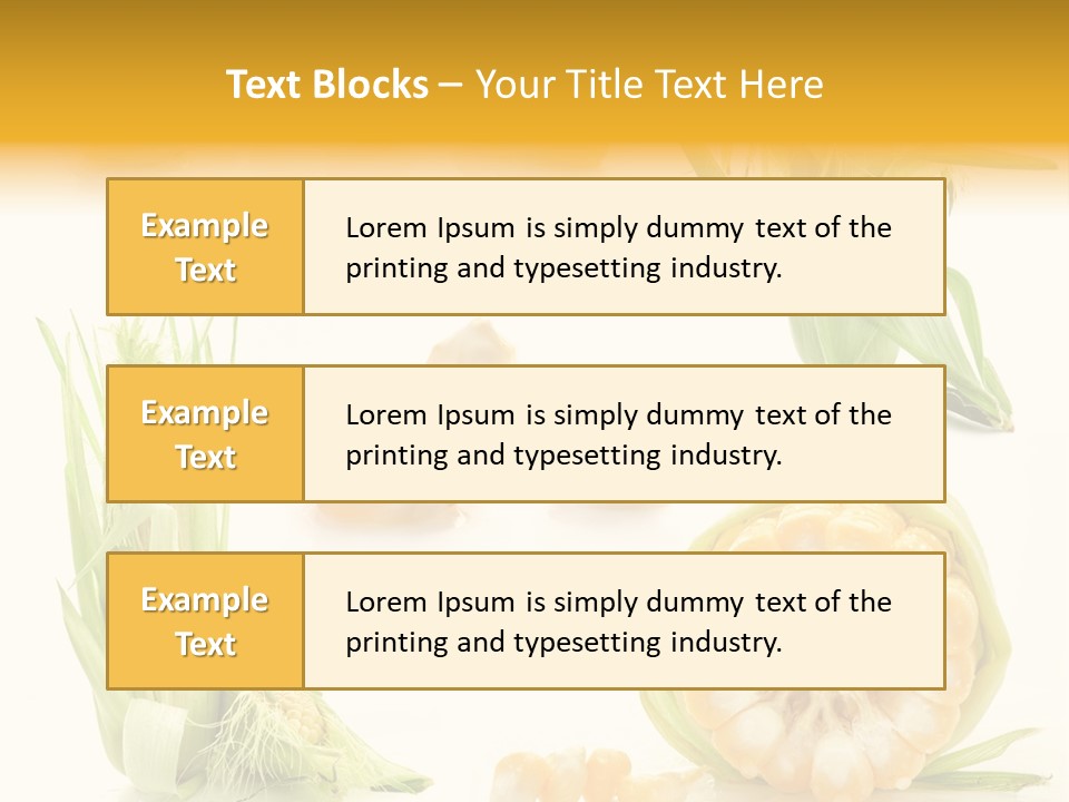 Natural Green Produce PowerPoint Template
