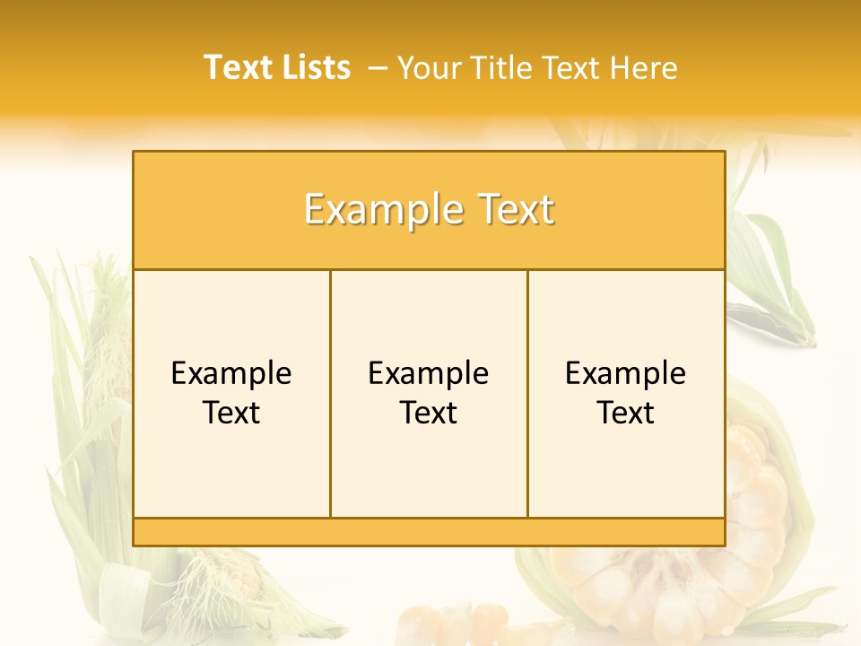 Natural Green Produce PowerPoint Template