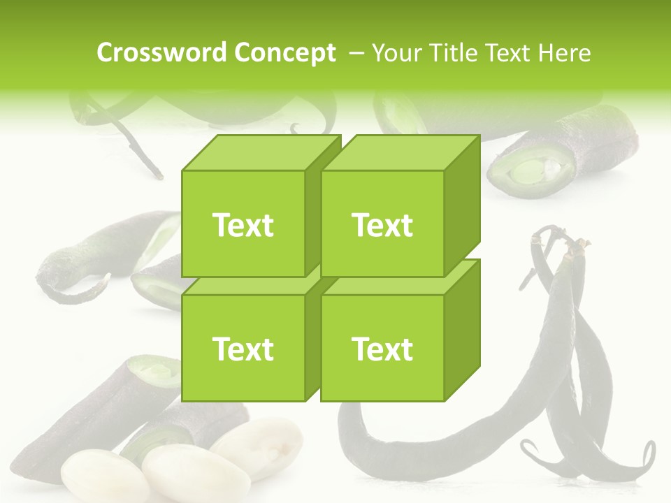 Nutritious Chopped Few PowerPoint Template