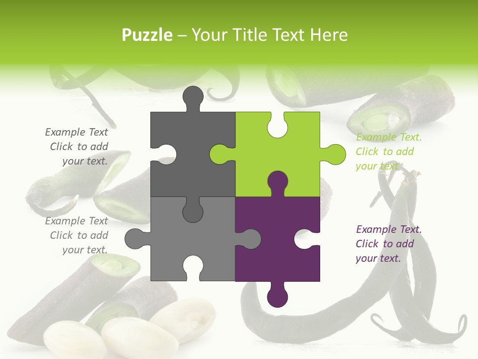 Nutritious Chopped Few PowerPoint Template