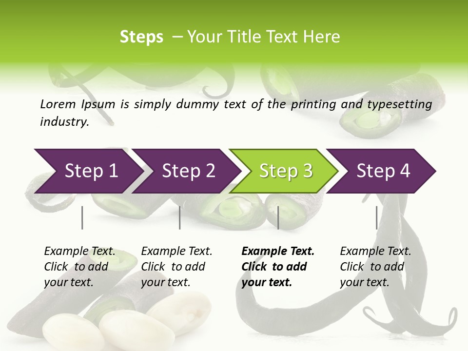 Nutritious Chopped Few PowerPoint Template
