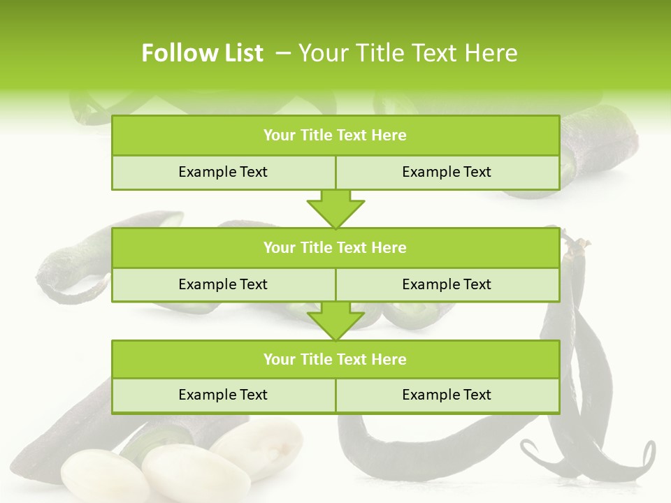 Nutritious Chopped Few PowerPoint Template