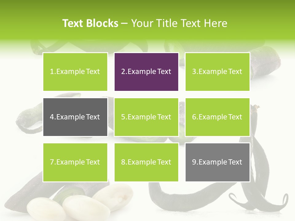 Nutritious Chopped Few PowerPoint Template