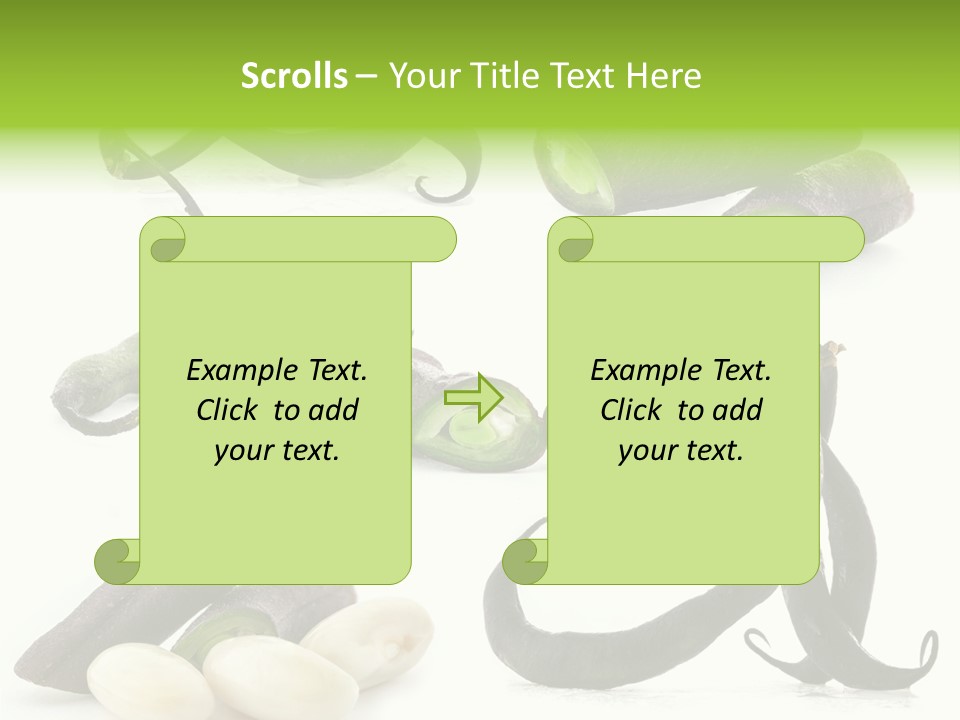 Nutritious Chopped Few PowerPoint Template