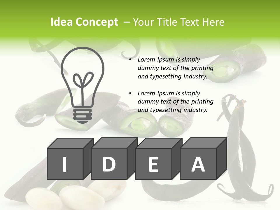 Nutritious Chopped Few PowerPoint Template