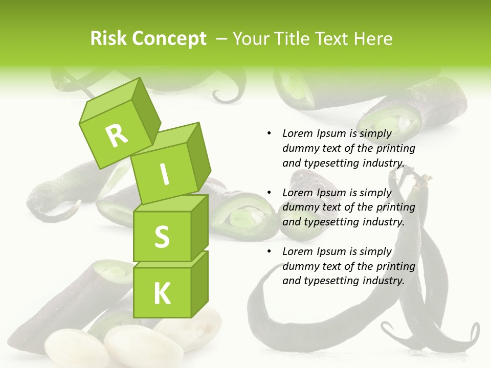 Nutritious Chopped Few PowerPoint Template