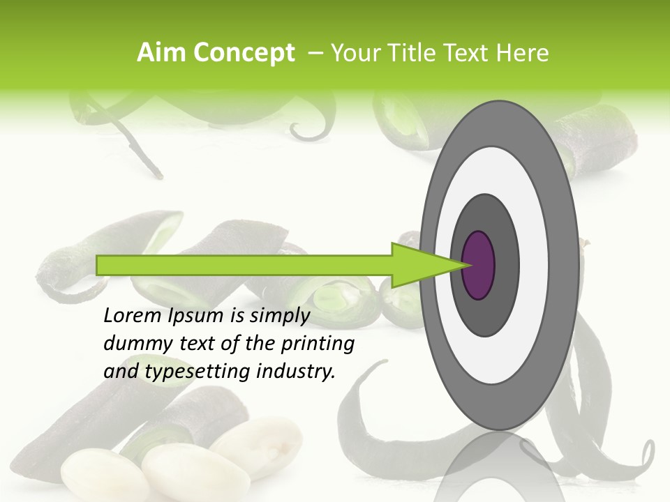 Nutritious Chopped Few PowerPoint Template