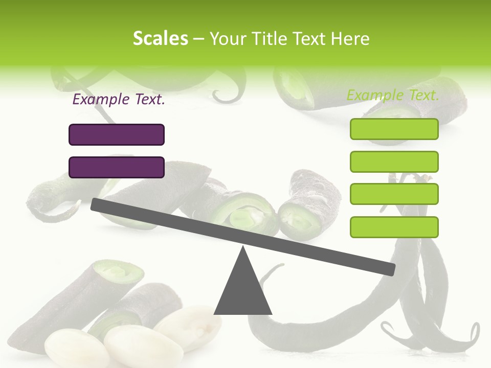 Nutritious Chopped Few PowerPoint Template