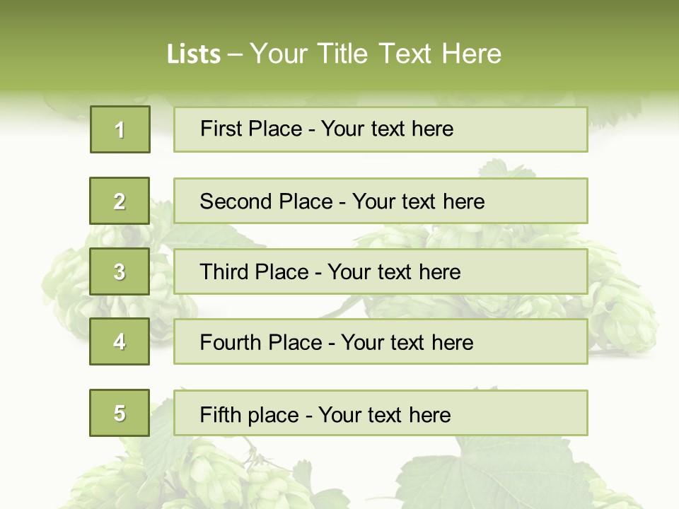 Isolated Drunk Aroma PowerPoint Template