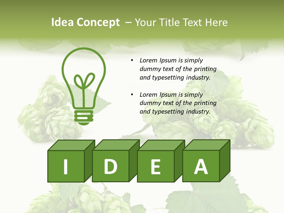 Isolated Drunk Aroma PowerPoint Template