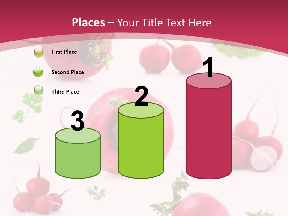 Filler Lettuce Pile PowerPoint Template