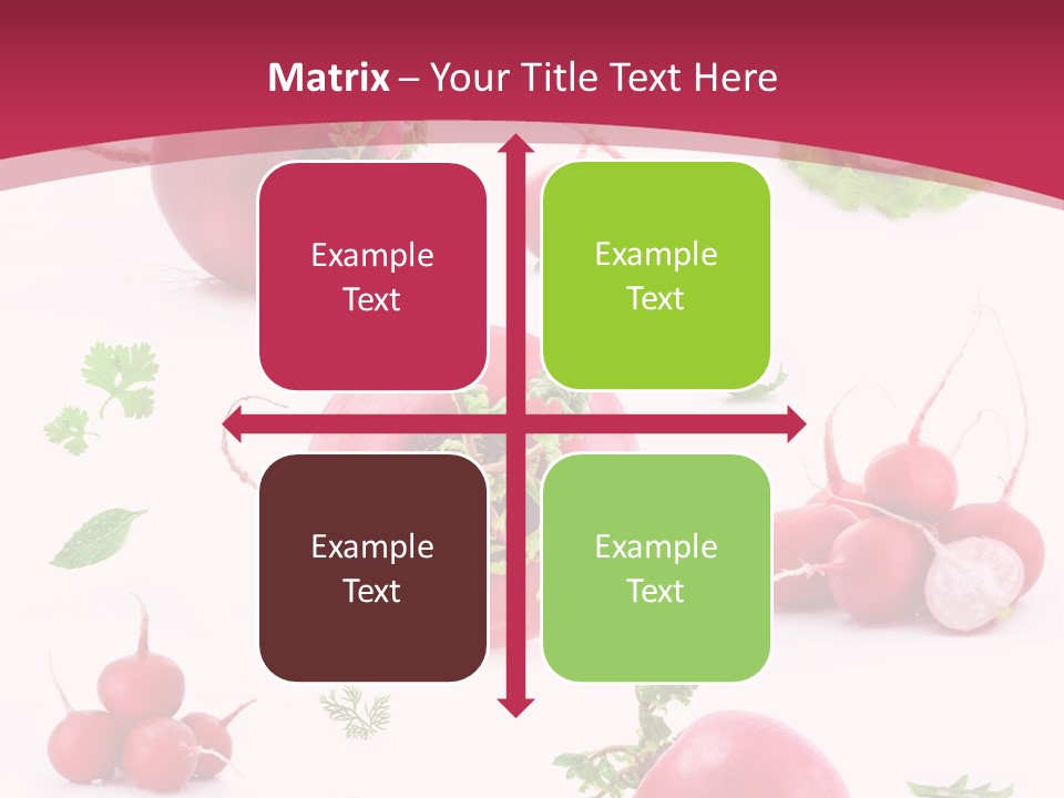 Filler Lettuce Pile PowerPoint Template