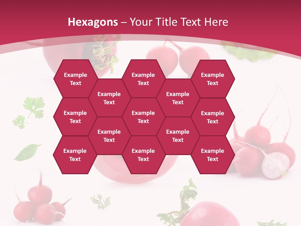 Filler Lettuce Pile PowerPoint Template