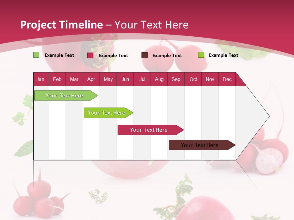 Filler Lettuce Pile PowerPoint Template