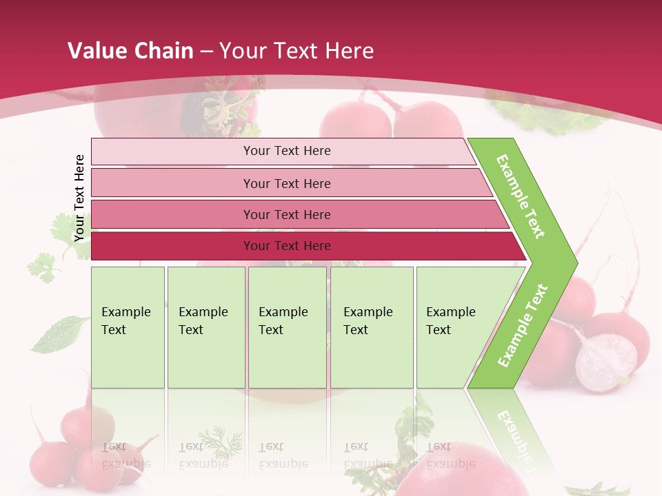 Filler Lettuce Pile PowerPoint Template