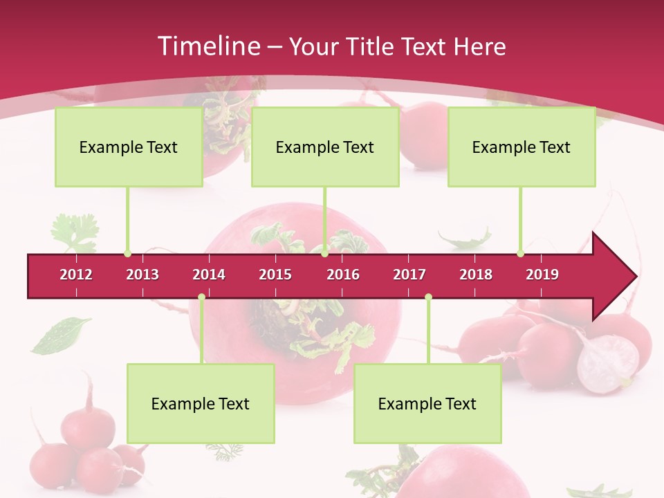Filler Lettuce Pile PowerPoint Template