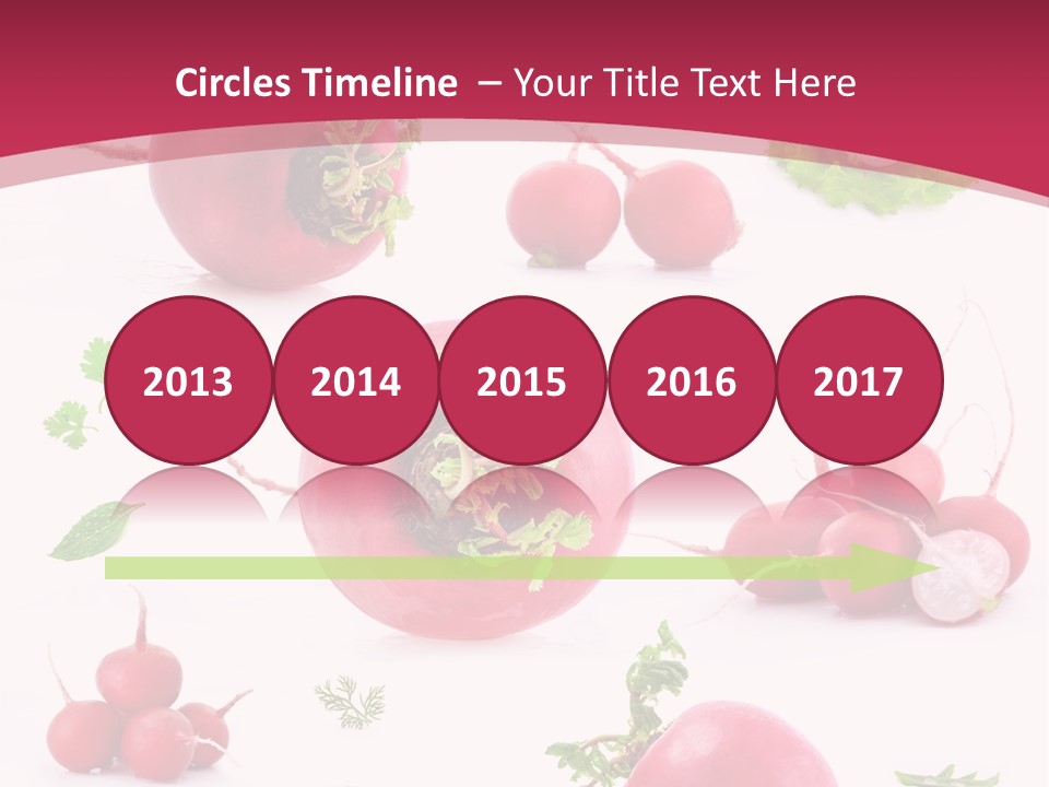 Filler Lettuce Pile PowerPoint Template