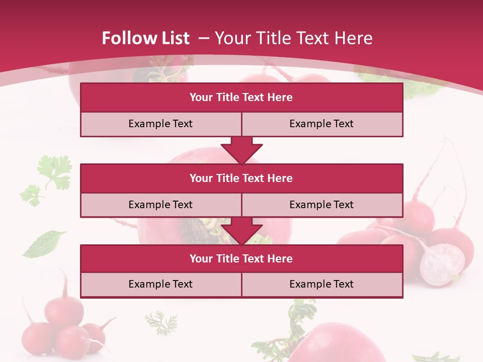 Filler Lettuce Pile PowerPoint Template