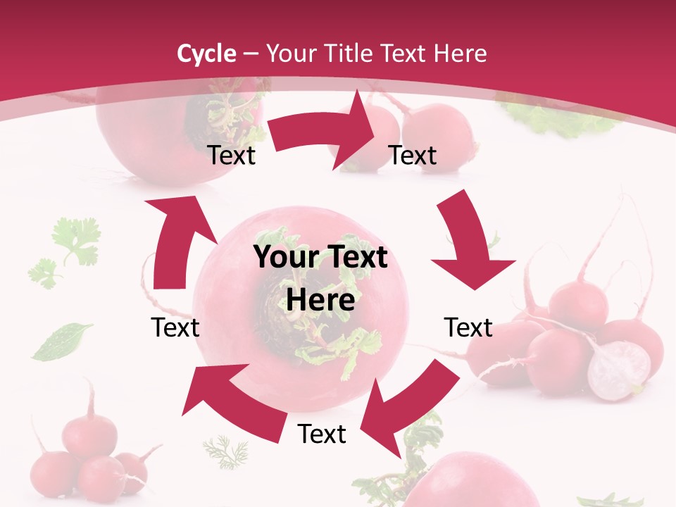 Filler Lettuce Pile PowerPoint Template