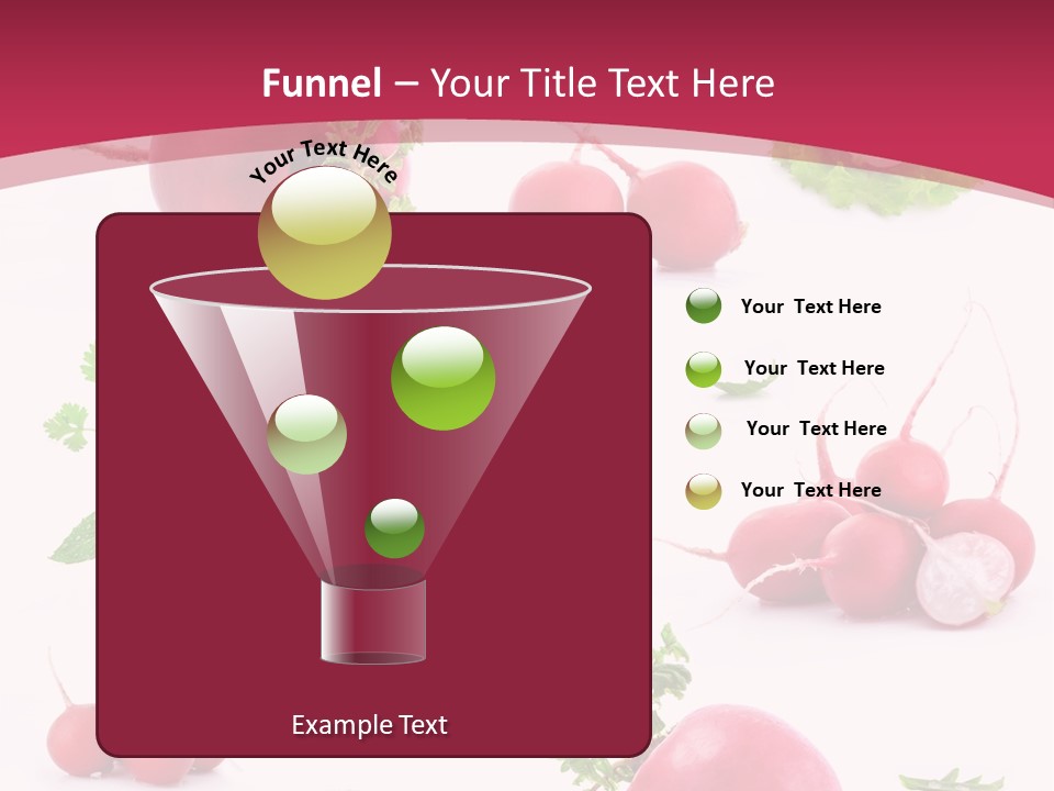 Filler Lettuce Pile PowerPoint Template