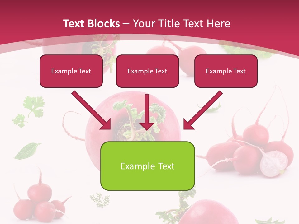 Filler Lettuce Pile PowerPoint Template