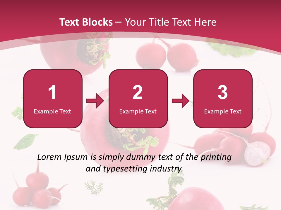 Filler Lettuce Pile PowerPoint Template