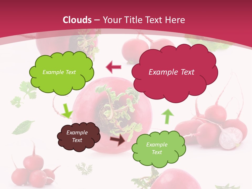 Filler Lettuce Pile PowerPoint Template