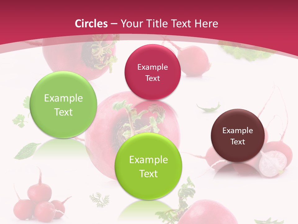 Filler Lettuce Pile PowerPoint Template