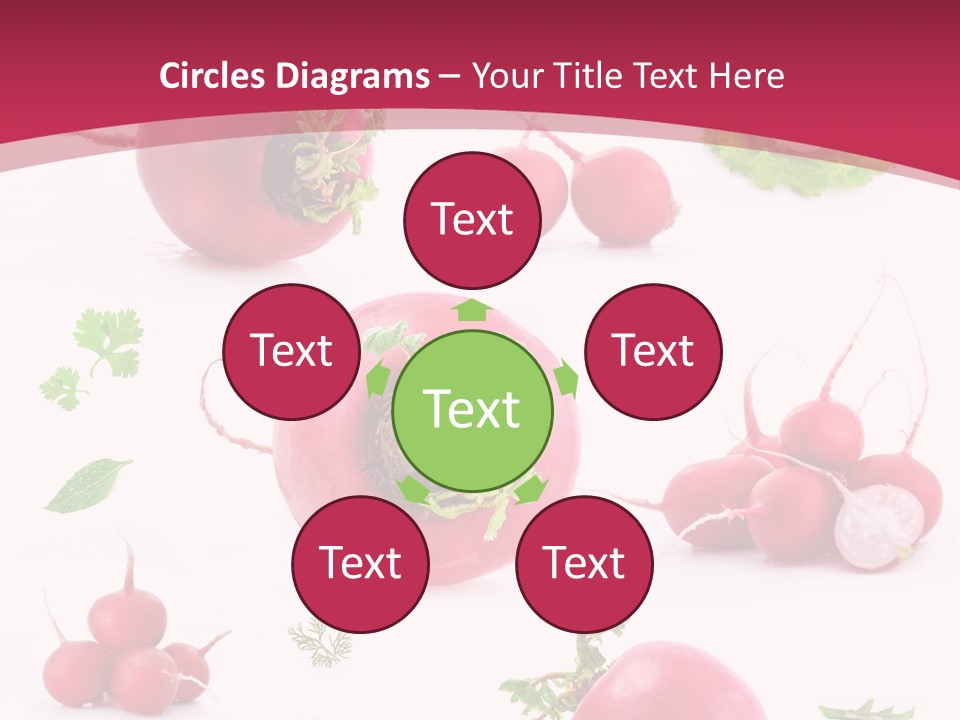 Filler Lettuce Pile PowerPoint Template