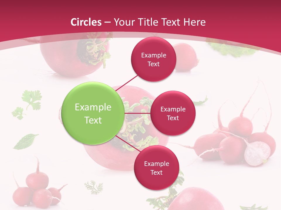 Filler Lettuce Pile PowerPoint Template