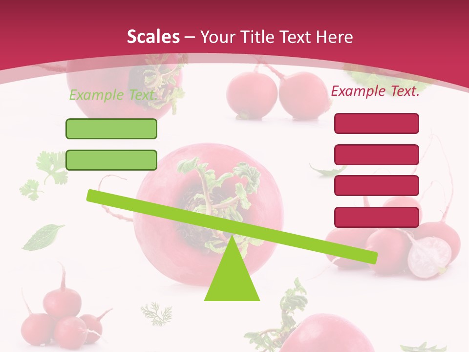 Filler Lettuce Pile PowerPoint Template