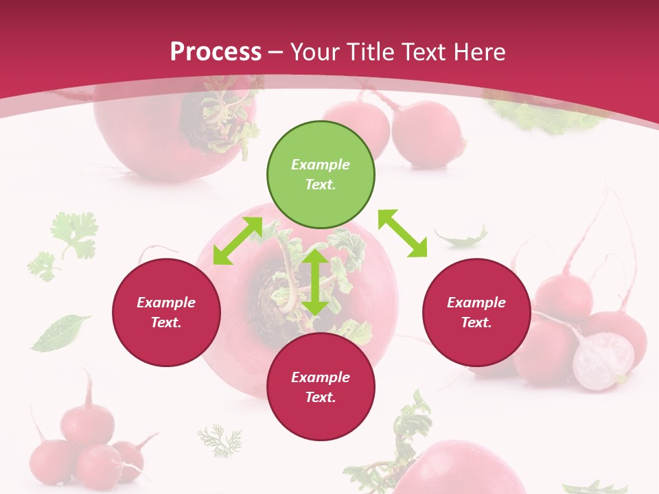 Filler Lettuce Pile PowerPoint Template