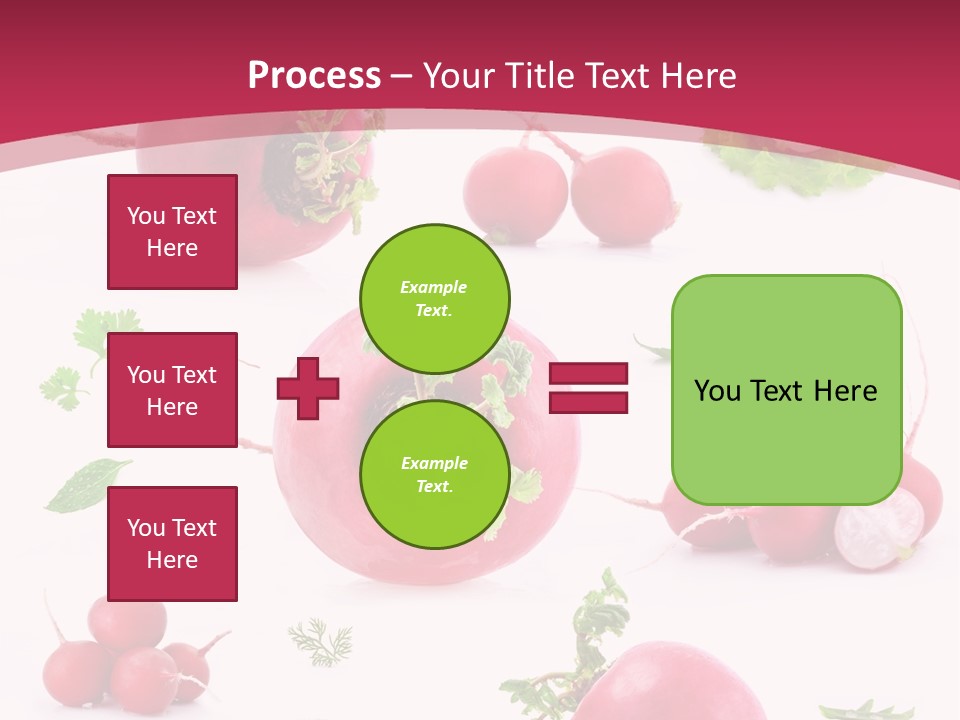 Filler Lettuce Pile PowerPoint Template