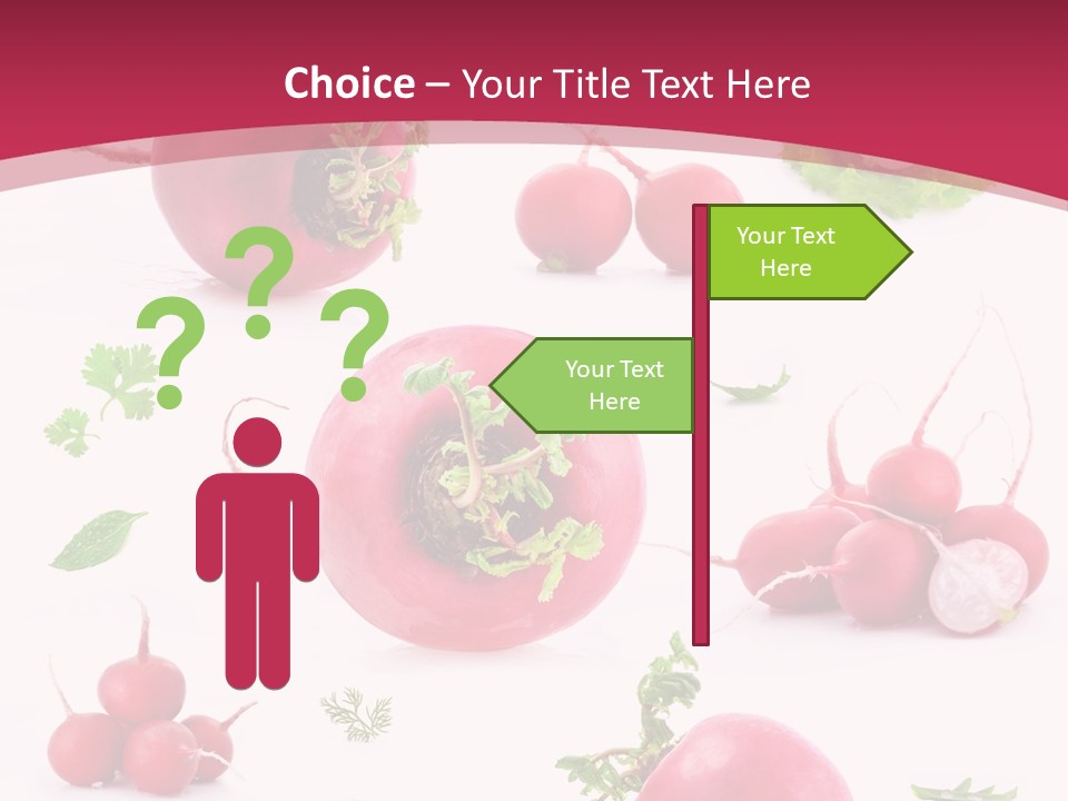 Filler Lettuce Pile PowerPoint Template