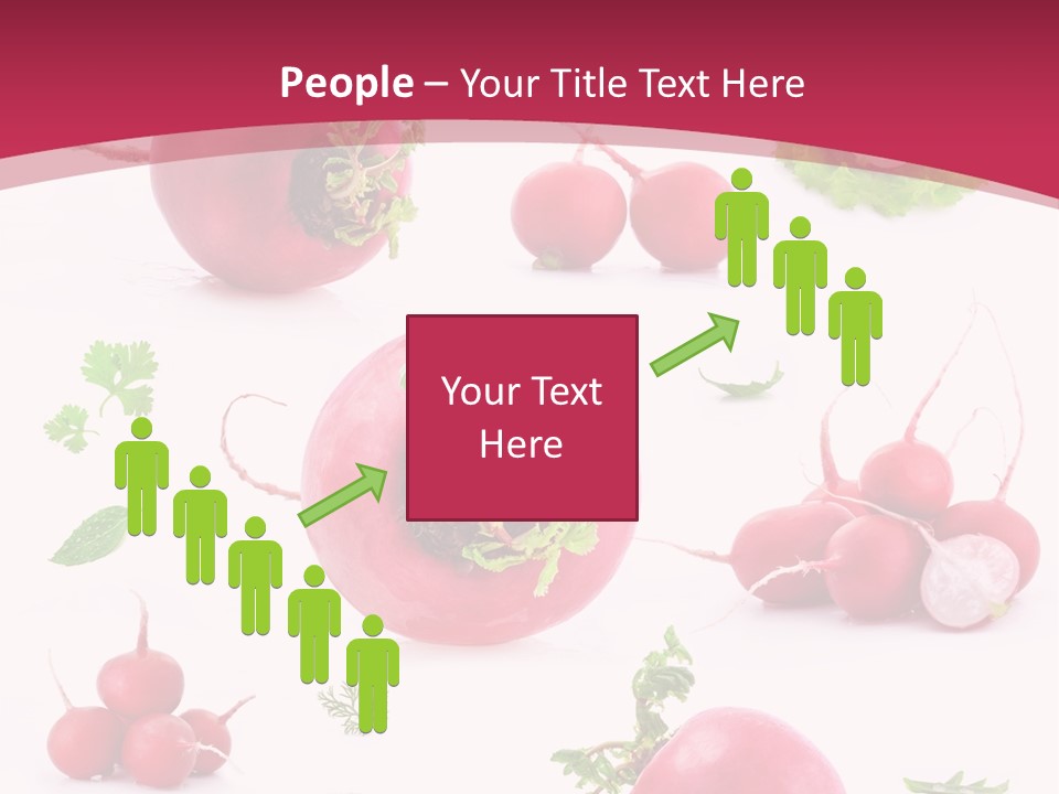 Filler Lettuce Pile PowerPoint Template