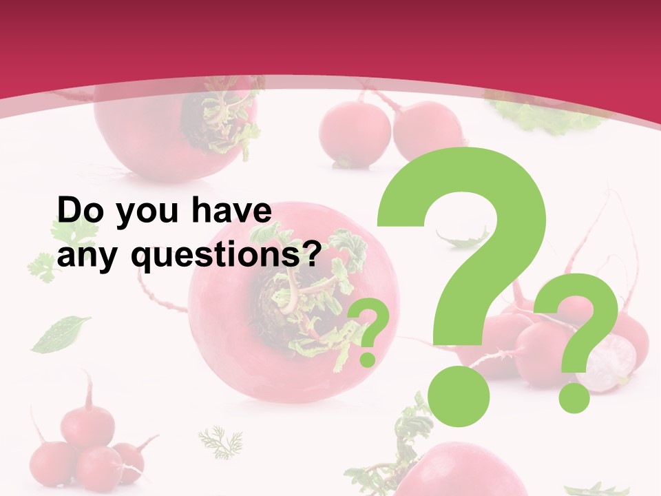 Filler Lettuce Pile PowerPoint Template