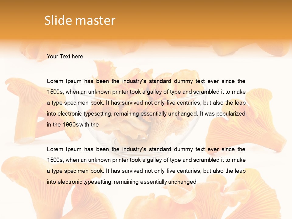 Summer Seasonal Closeup PowerPoint Template