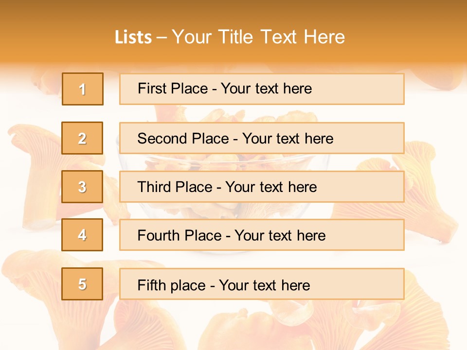 Summer Seasonal Closeup PowerPoint Template