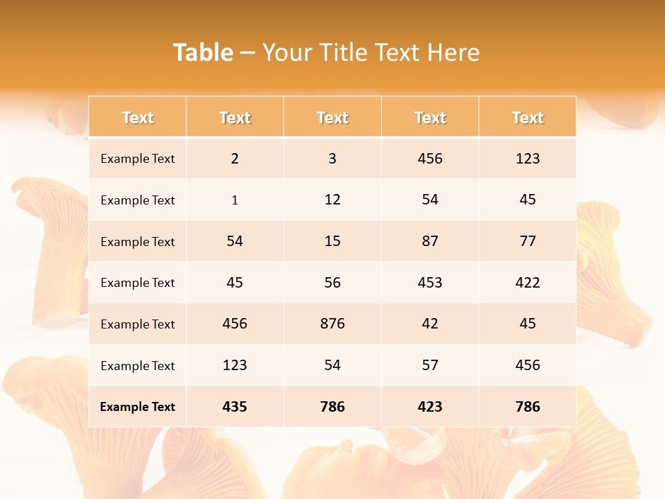 Summer Seasonal Closeup PowerPoint Template