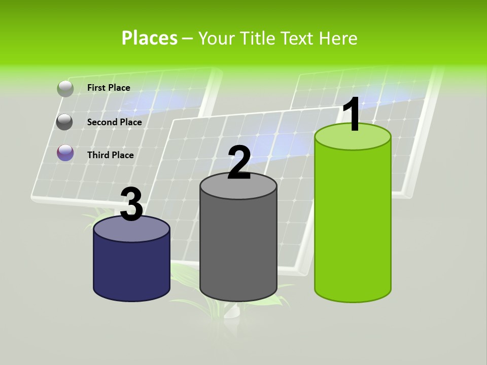 Leaf Solar Volt PowerPoint Template