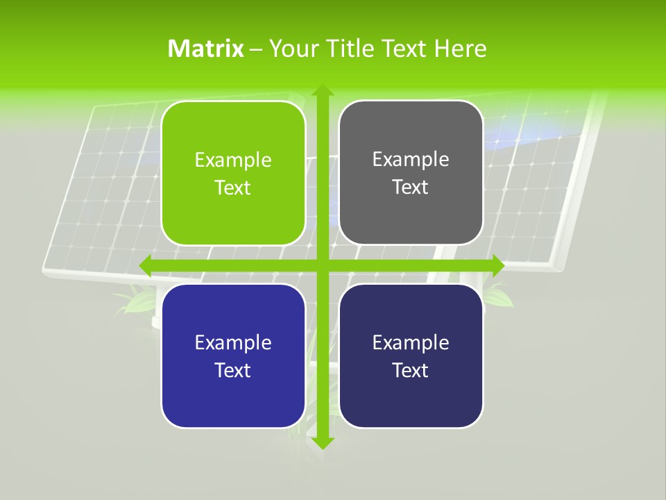 Leaf Solar Volt PowerPoint Template