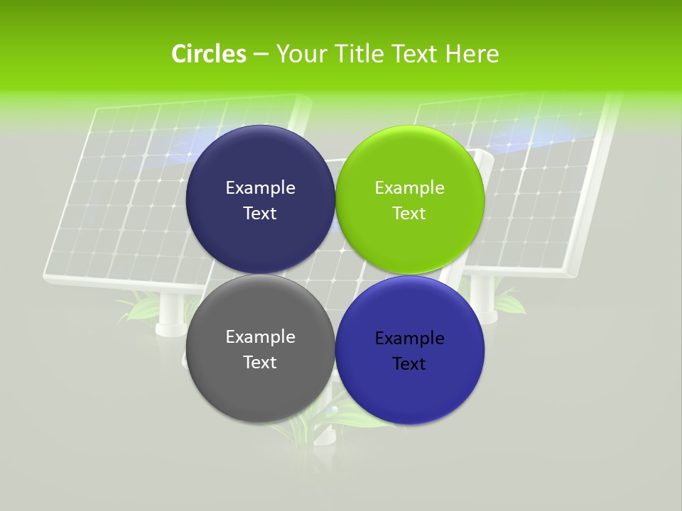 Leaf Solar Volt PowerPoint Template
